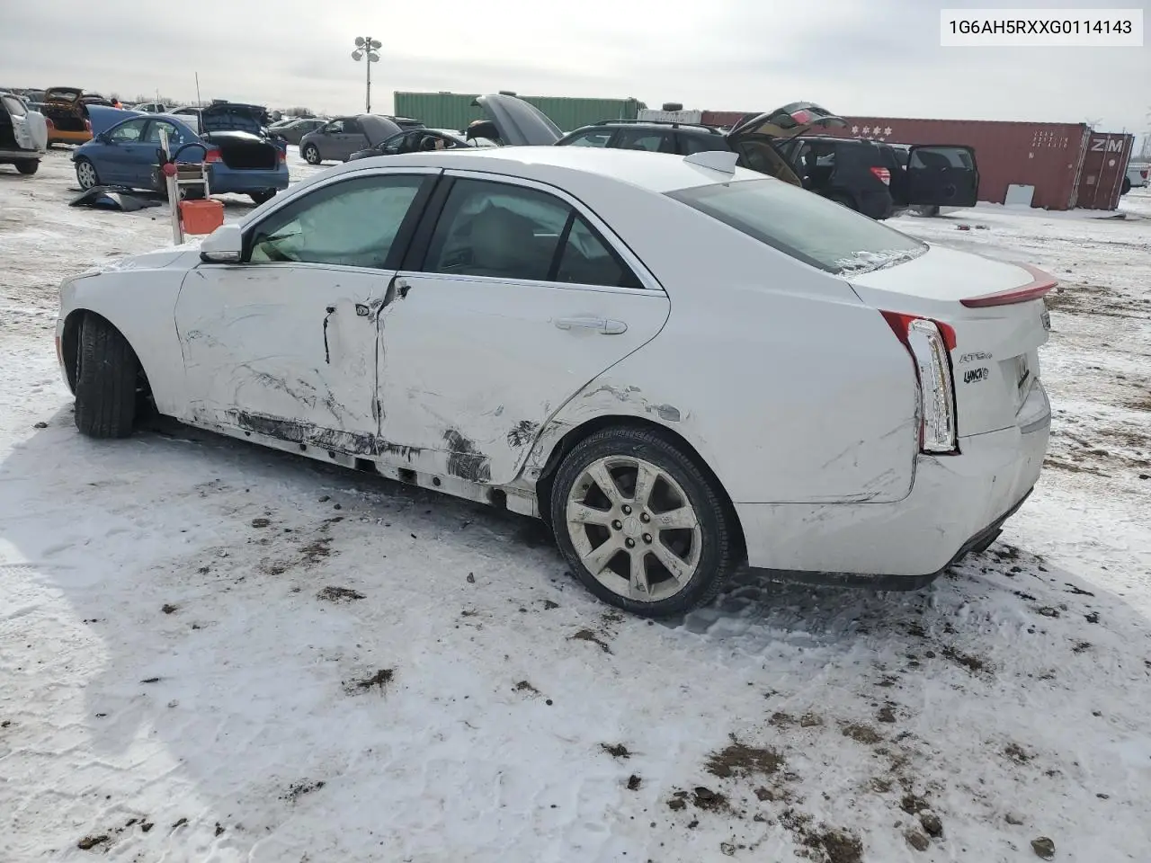 2016 Cadillac Ats Luxury VIN: 1G6AH5RXXG0114143 Lot: 45974235