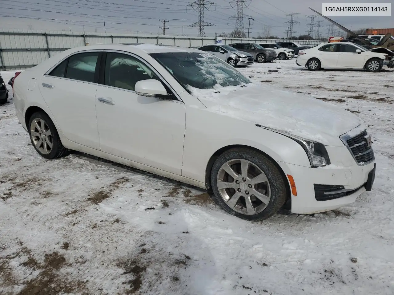 2016 Cadillac Ats Luxury VIN: 1G6AH5RXXG0114143 Lot: 45974235