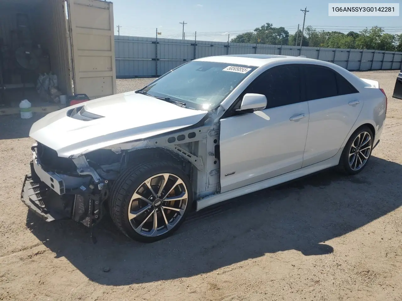 2016 Cadillac Ats-V VIN: 1G6AN5SY3G0142281 Lot: 58509855