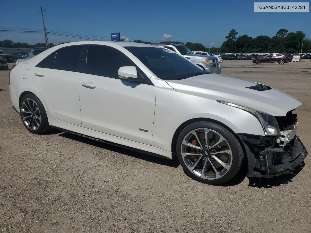 2016 Cadillac Ats-V VIN: 1G6AN5SY3G0142281 Lot: 58509855