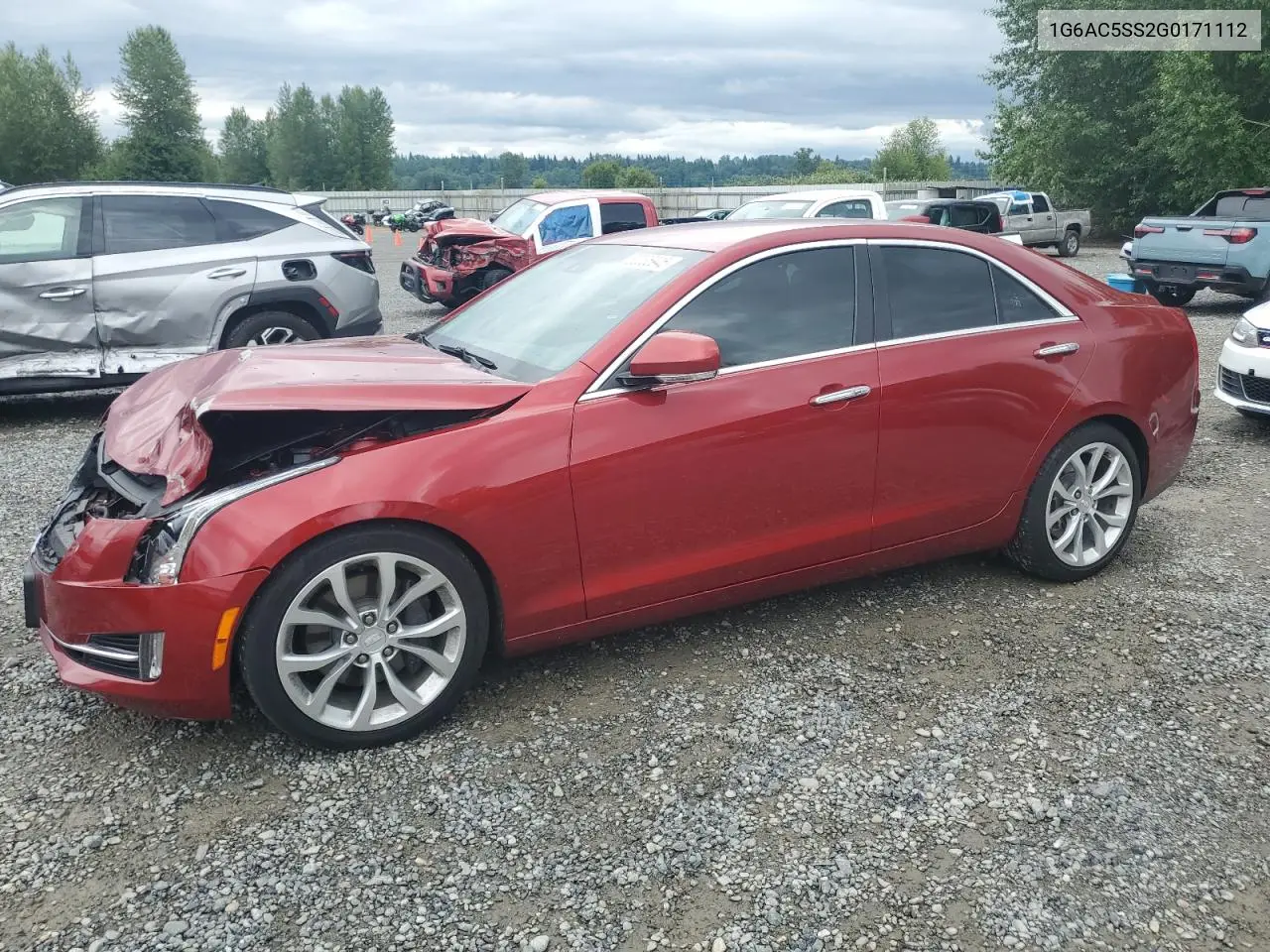 2016 Cadillac Ats Performance VIN: 1G6AC5SS2G0171112 Lot: 62035945