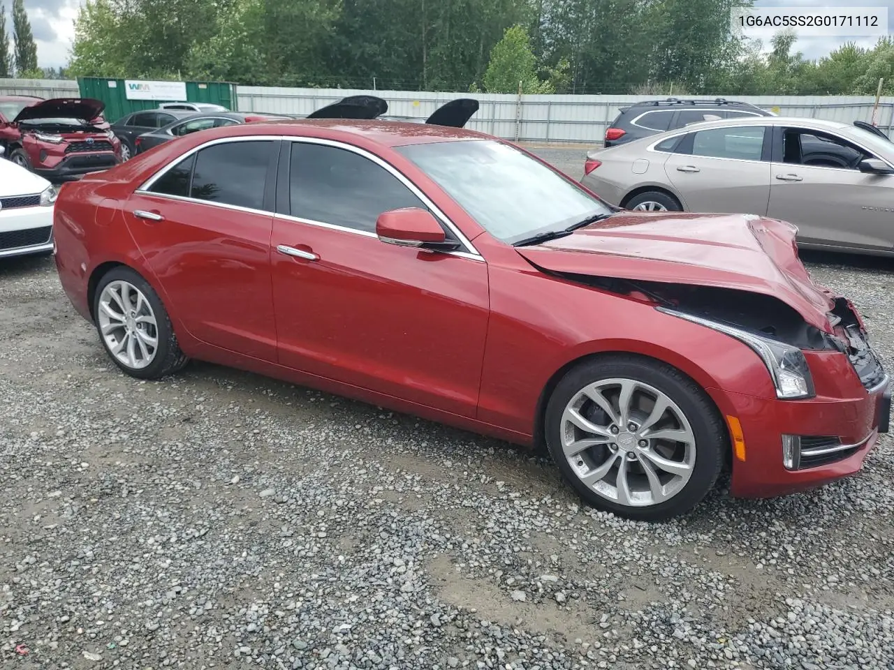 2016 Cadillac Ats Performance VIN: 1G6AC5SS2G0171112 Lot: 62035945