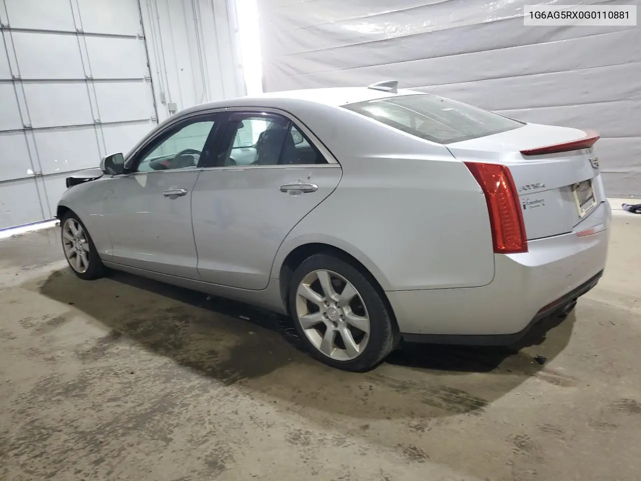 2016 Cadillac Ats VIN: 1G6AG5RX0G0110881 Lot: 62232385