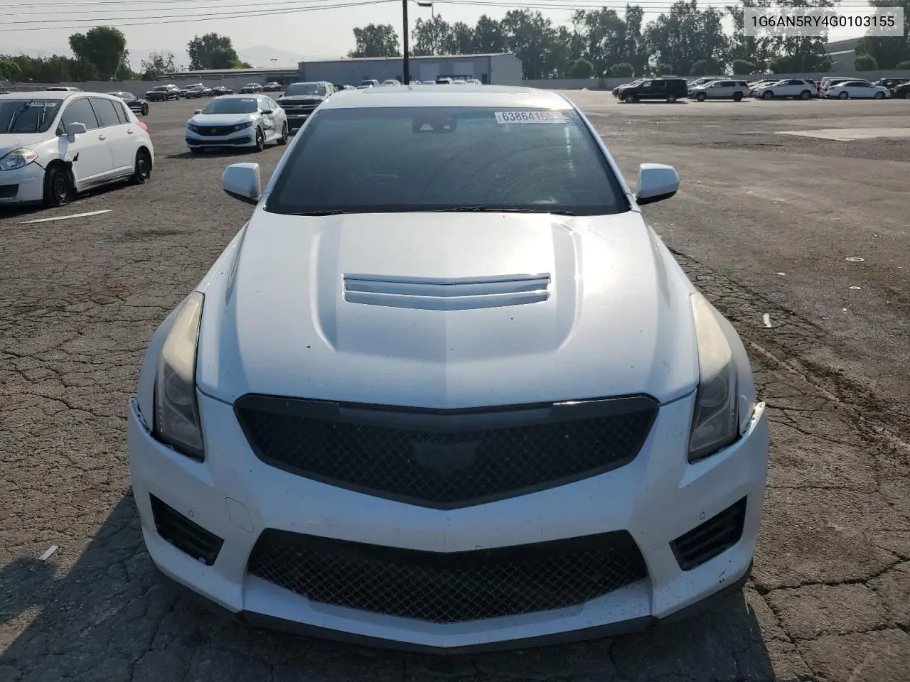 2016 Cadillac Ats-V VIN: 1G6AN5RY4G0103155 Lot: 63864165