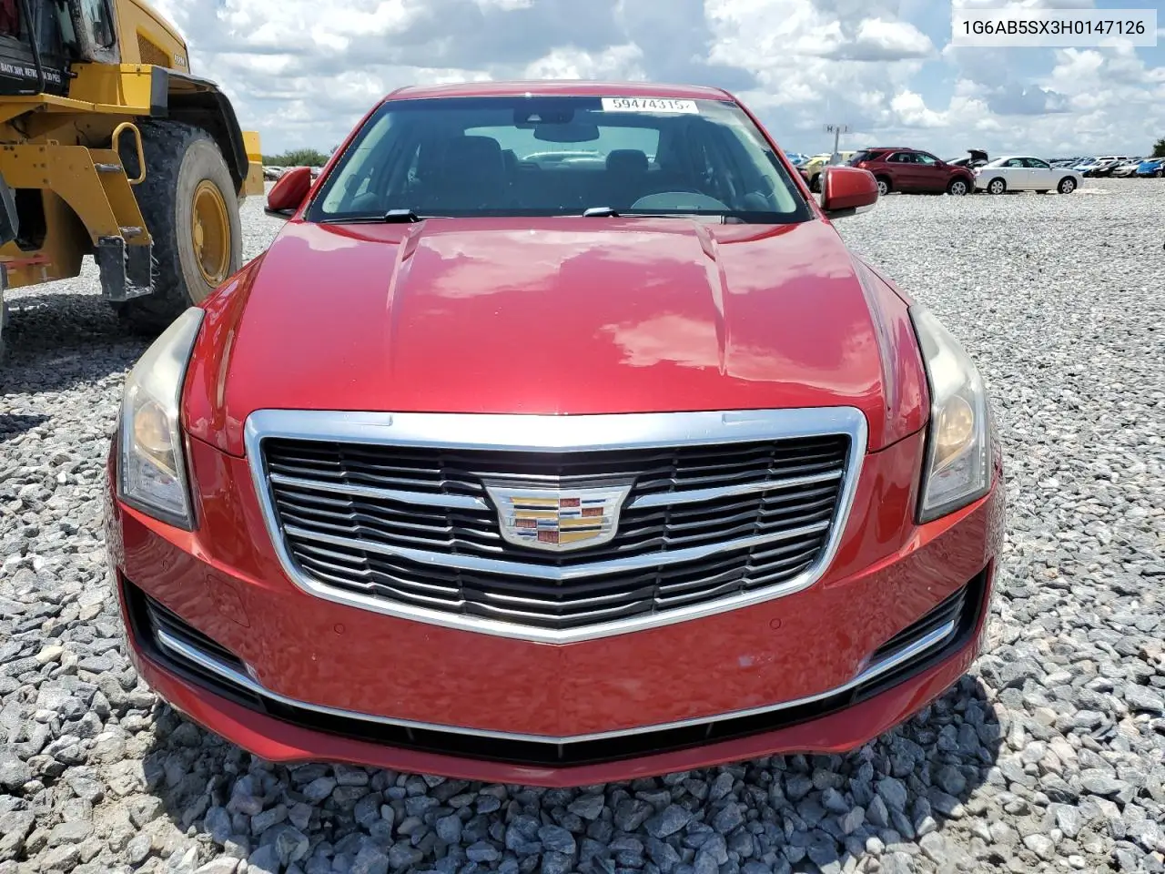 2017 Cadillac Ats Luxury VIN: 1G6AB5SX3H0147126 Lot: 59474315