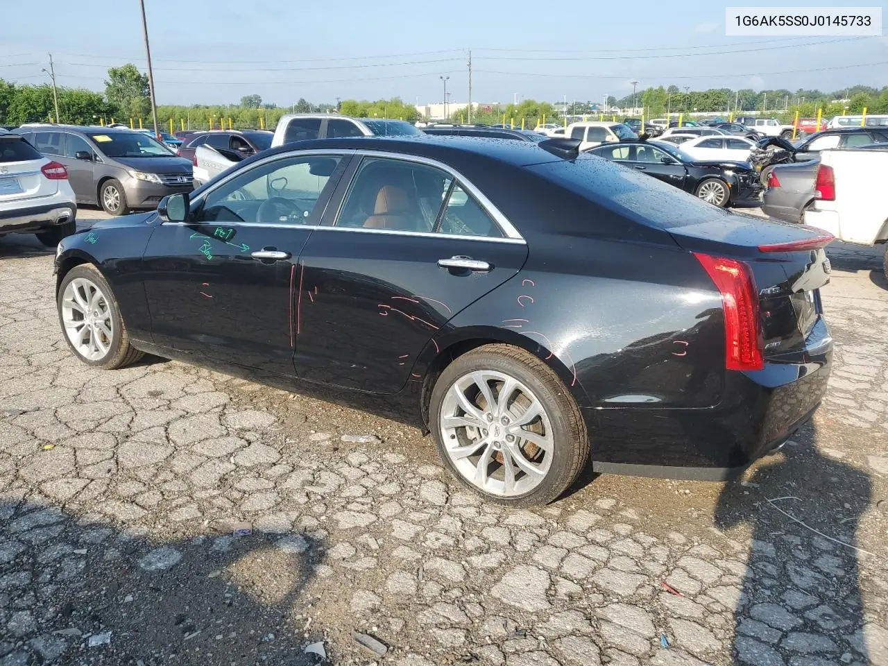 2018 Cadillac Ats Premium Luxury VIN: 1G6AK5SS0J0145733 Lot: 64060555