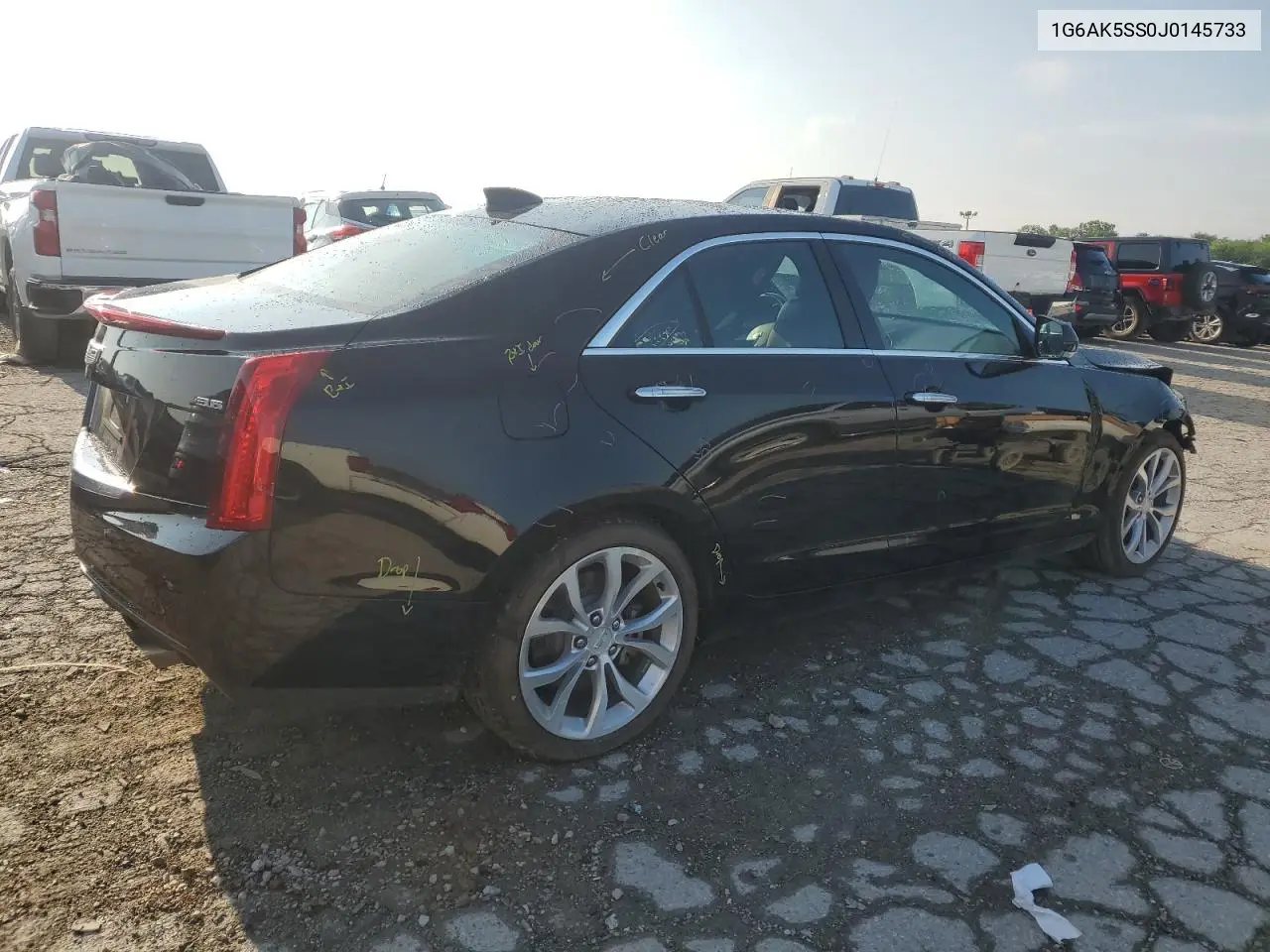 2018 Cadillac Ats Premium Luxury VIN: 1G6AK5SS0J0145733 Lot: 64060555