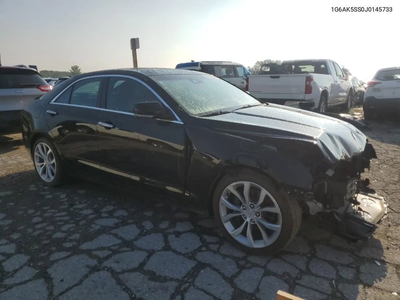 2018 Cadillac Ats Premium Luxury VIN: 1G6AK5SS0J0145733 Lot: 64060555