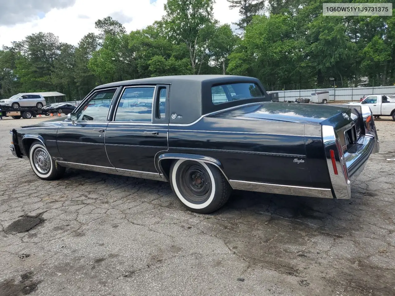 1988 Cadillac Brougham VIN: 1G6DW51Y1J9731375 Lot: 55673625