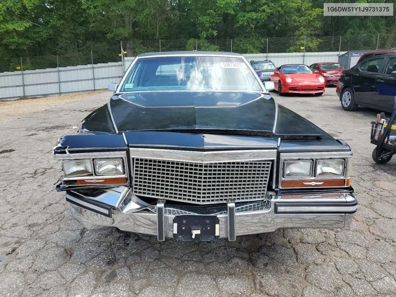 1988 Cadillac Brougham VIN: 1G6DW51Y1J9731375 Lot: 55673625