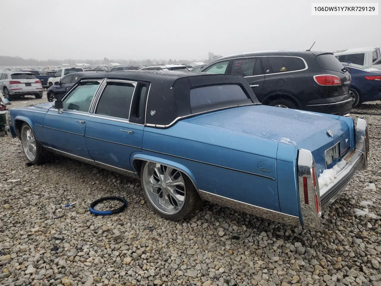 1989 Cadillac Fleetwood Brougham VIN: 1G6DW51Y7KR729129 Lot: 86897484
