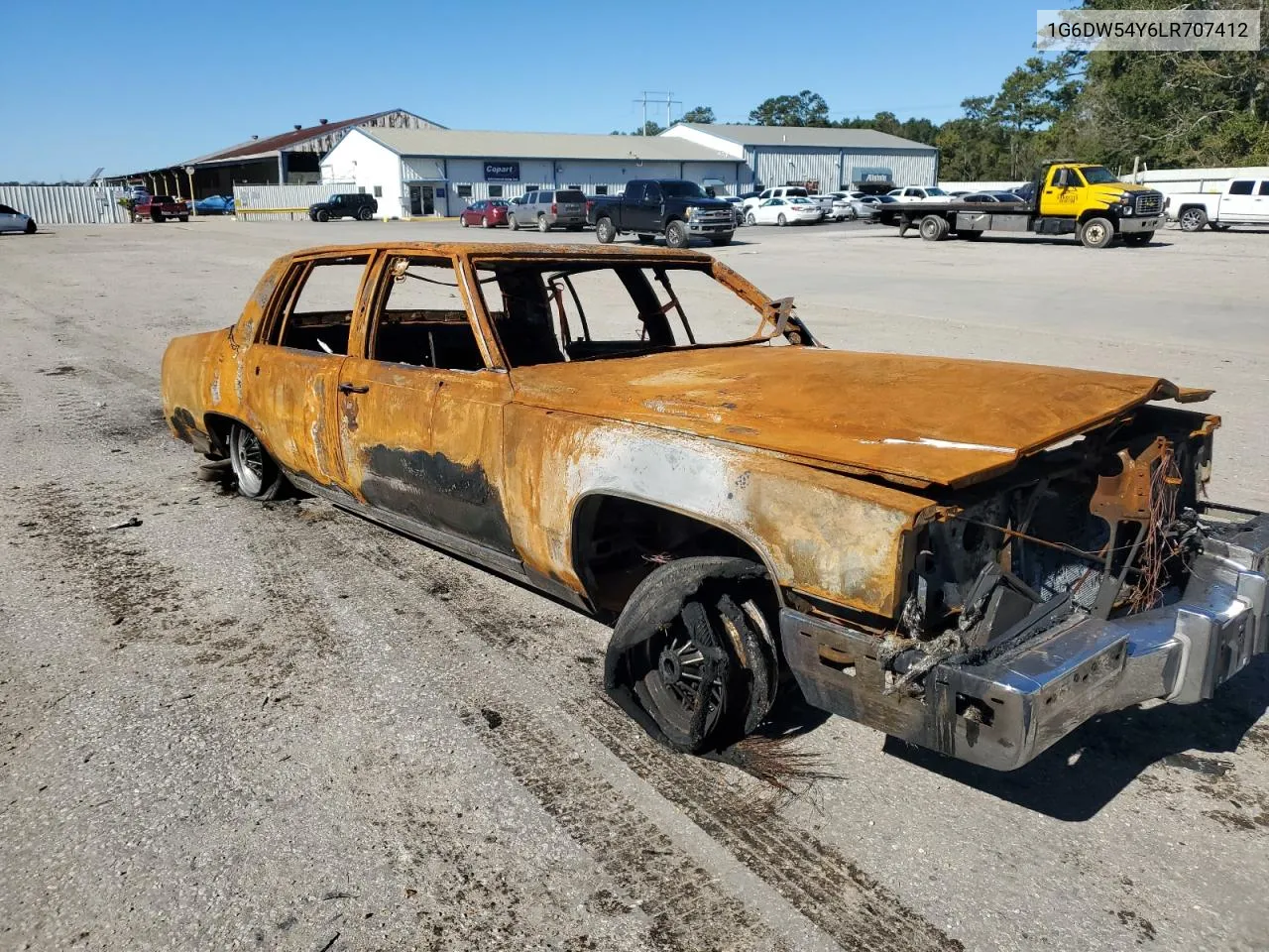 1990 Cadillac Brougham VIN: 1G6DW54Y6LR707412 Lot: 79862114