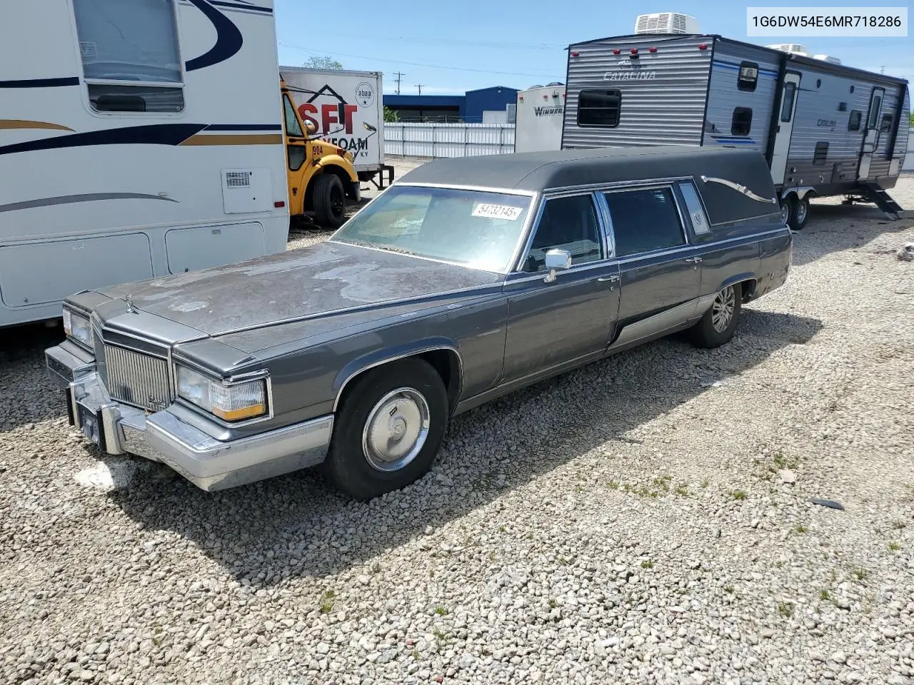 1991 Cadillac Brougham VIN: 1G6DW54E6MR718286 Lot: 54732145