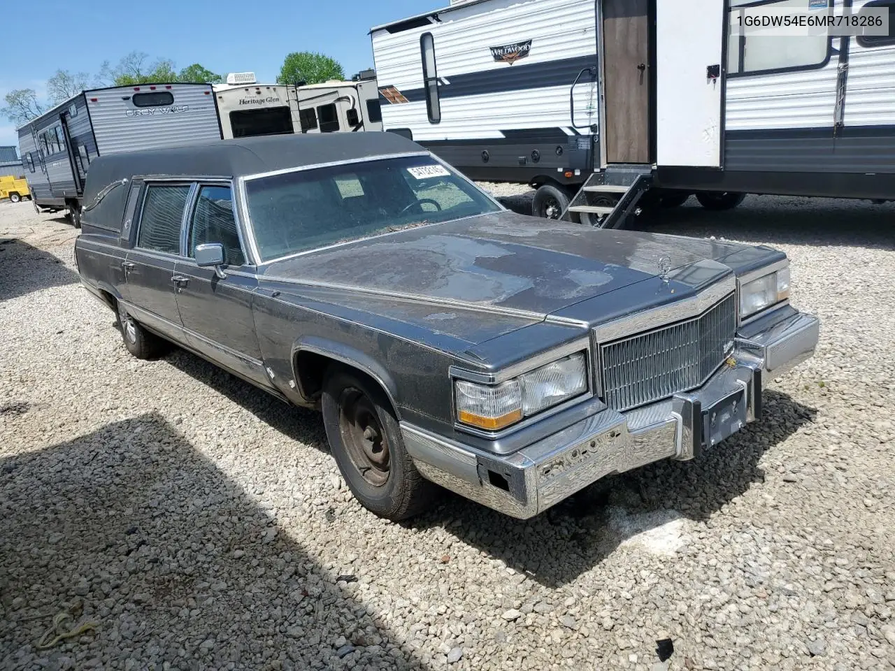 1991 Cadillac Brougham VIN: 1G6DW54E6MR718286 Lot: 54732145