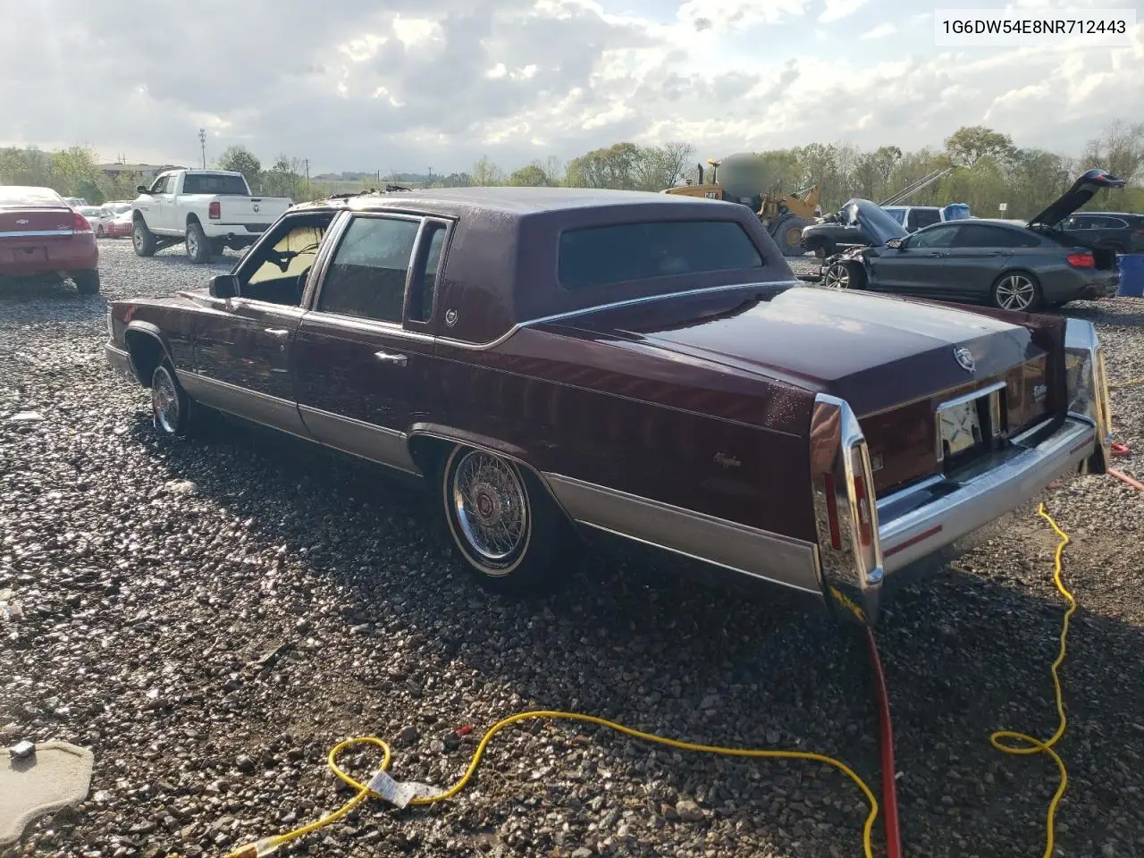 1992 Cadillac Brougham VIN: 1G6DW54E8NR712443 Lot: 51482635