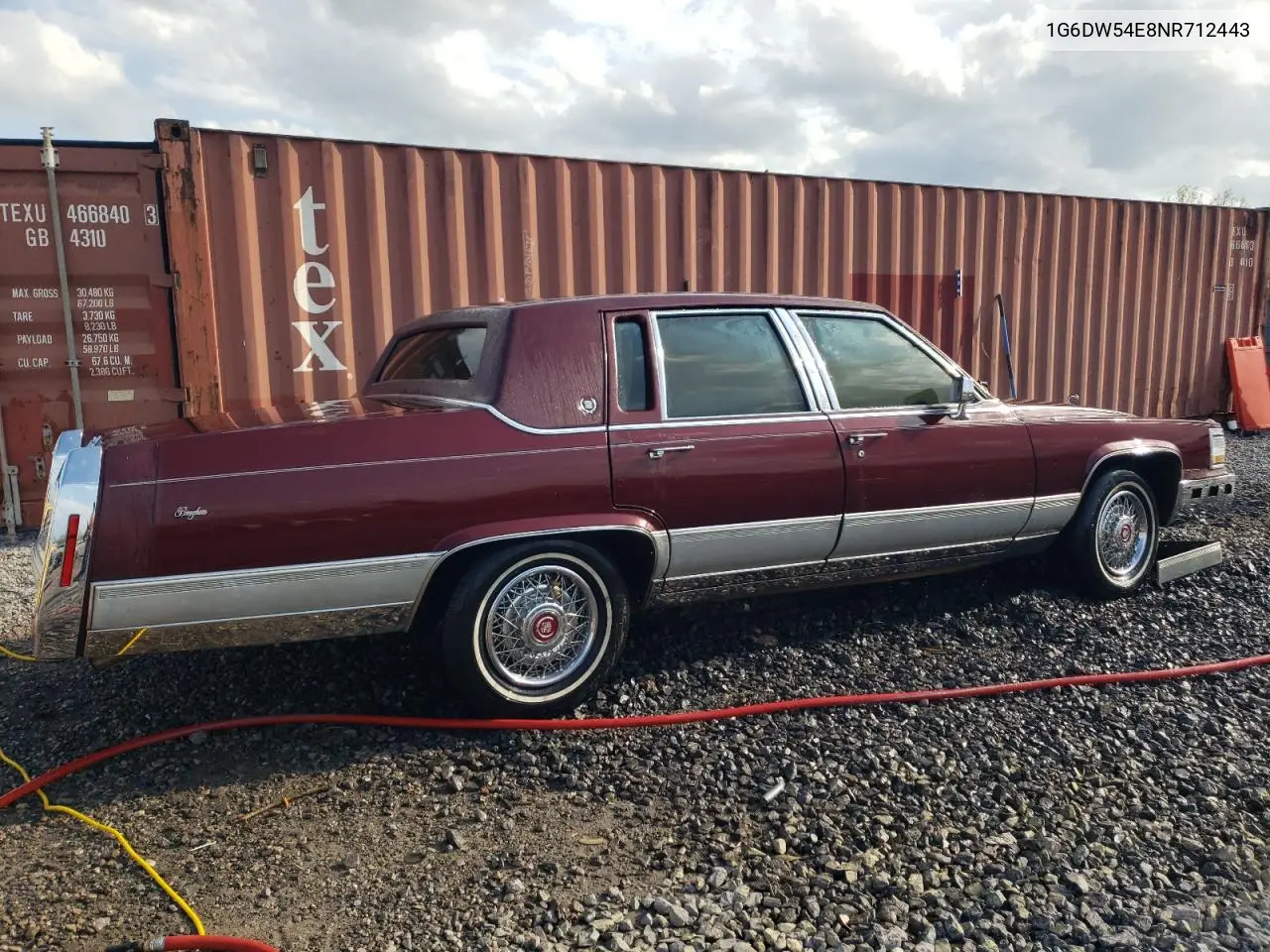 1992 Cadillac Brougham VIN: 1G6DW54E8NR712443 Lot: 51482635