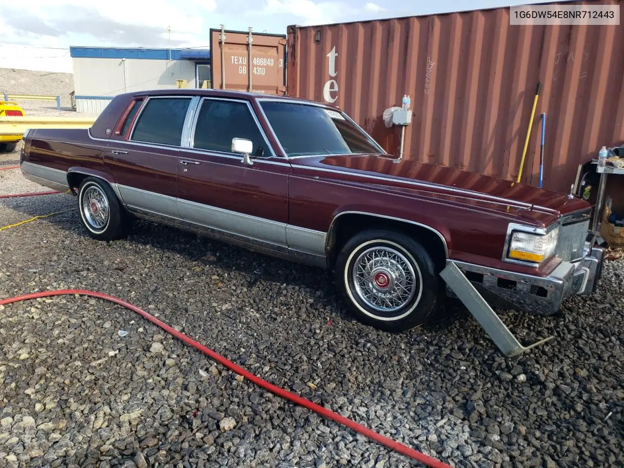 1992 Cadillac Brougham VIN: 1G6DW54E8NR712443 Lot: 51482635