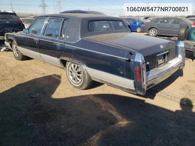 1992 Cadillac Brougham VIN: 1G6DW5477NR700821 Lot: 58622474