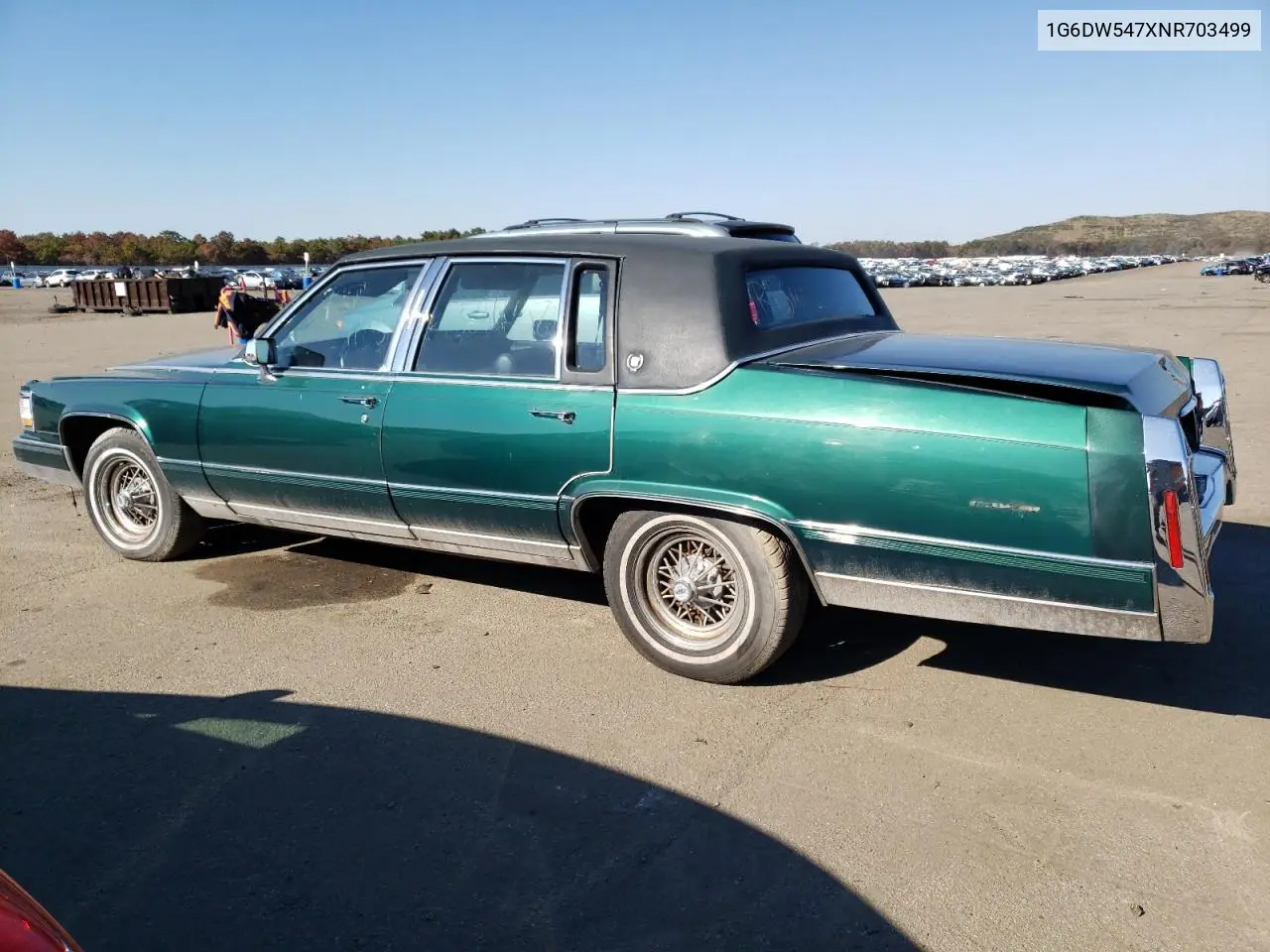 1992 Cadillac Brougham VIN: 1G6DW547XNR703499 Lot: 66709103