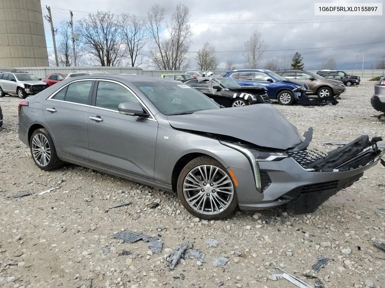 2020 Cadillac Ct4 Premium Luxury VIN: 1G6DF5RLXL0155897 Lot: 53619915