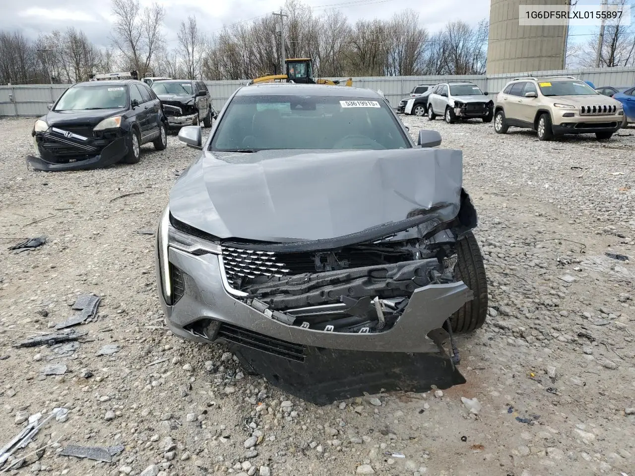 2020 Cadillac Ct4 Premium Luxury VIN: 1G6DF5RLXL0155897 Lot: 53619915