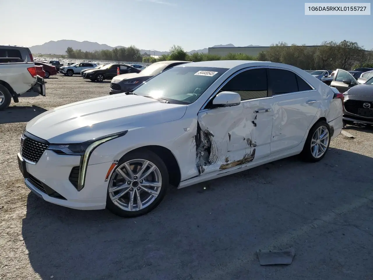 2020 Cadillac Ct4 Luxury VIN: 1G6DA5RKXL0155727 Lot: 54449545
