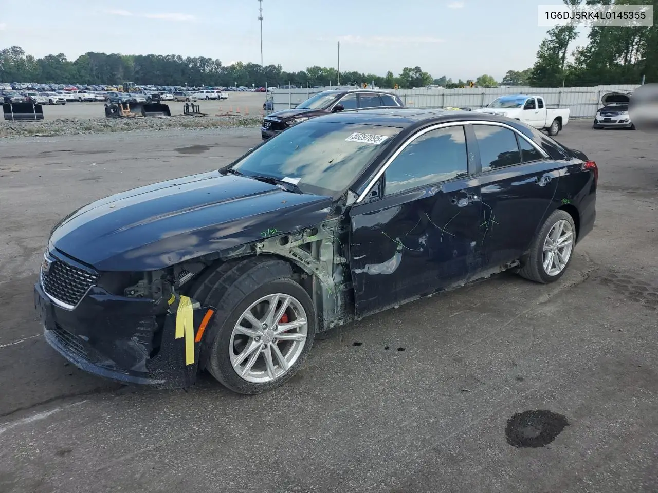 2020 Cadillac Ct4 Luxury VIN: 1G6DJ5RK4L0145355 Lot: 55297095