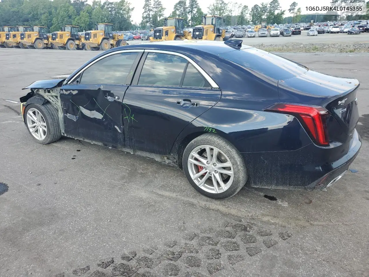 2020 Cadillac Ct4 Luxury VIN: 1G6DJ5RK4L0145355 Lot: 55297095