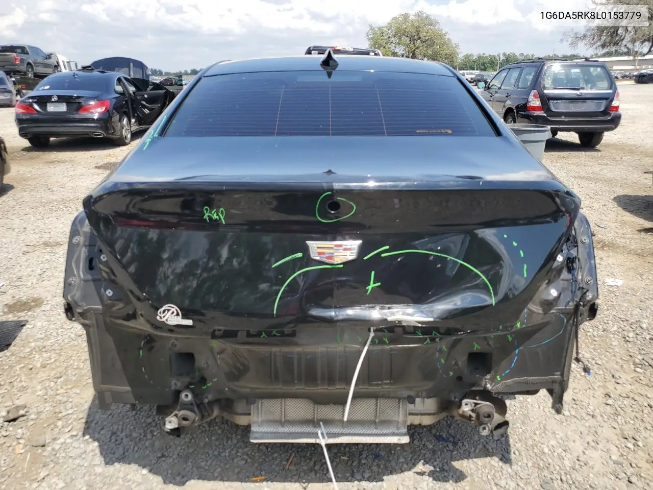 2020 Cadillac Ct4 Luxury VIN: 1G6DA5RK8L0153779 Lot: 55573645