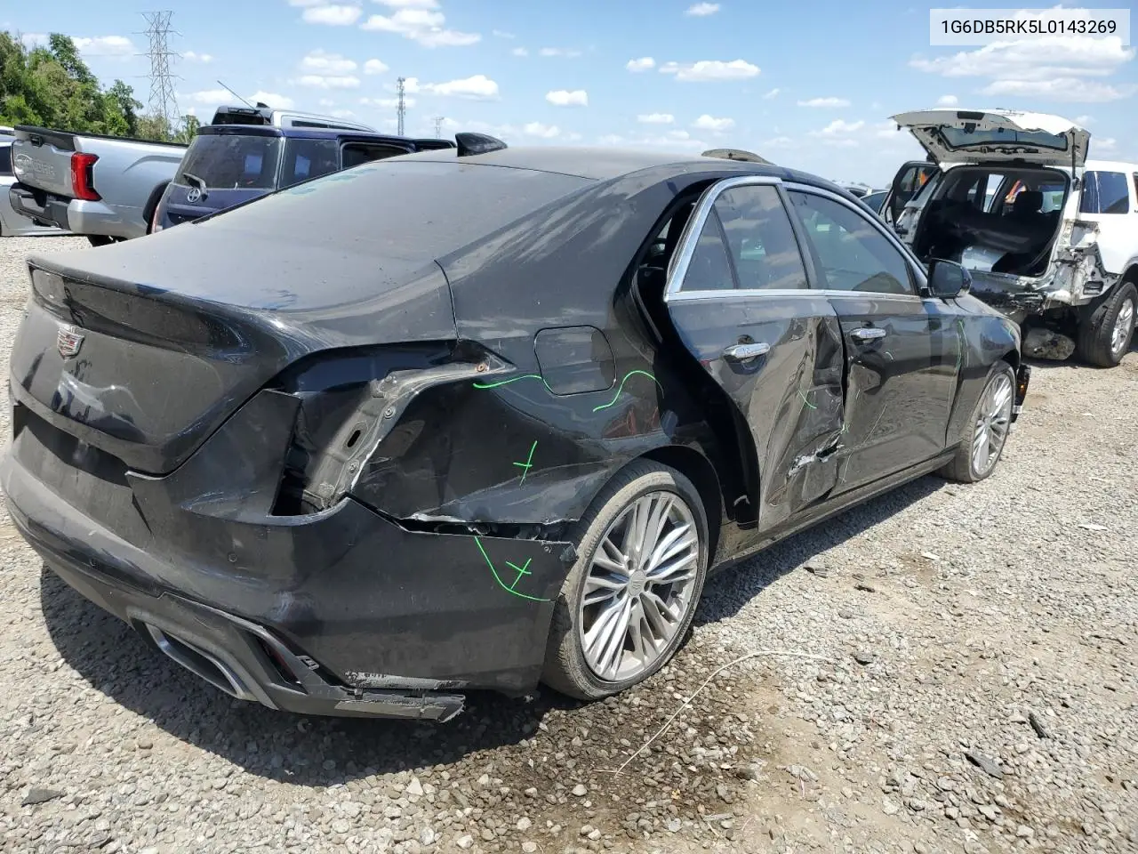 2020 Cadillac Ct4 Premium Luxury VIN: 1G6DB5RK5L0143269 Lot: 55624675