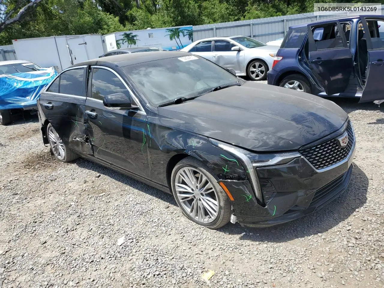 2020 Cadillac Ct4 Premium Luxury VIN: 1G6DB5RK5L0143269 Lot: 55624675