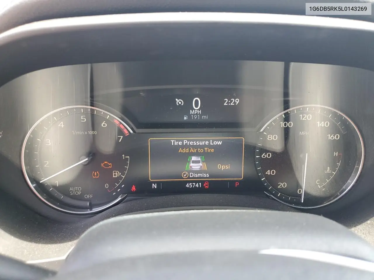 2020 Cadillac Ct4 Premium Luxury VIN: 1G6DB5RK5L0143269 Lot: 55624675