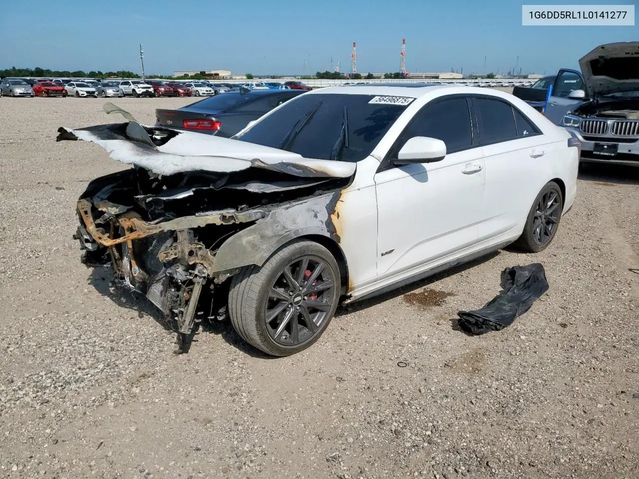 2020 Cadillac Ct4-V VIN: 1G6DD5RL1L0141277 Lot: 56496875