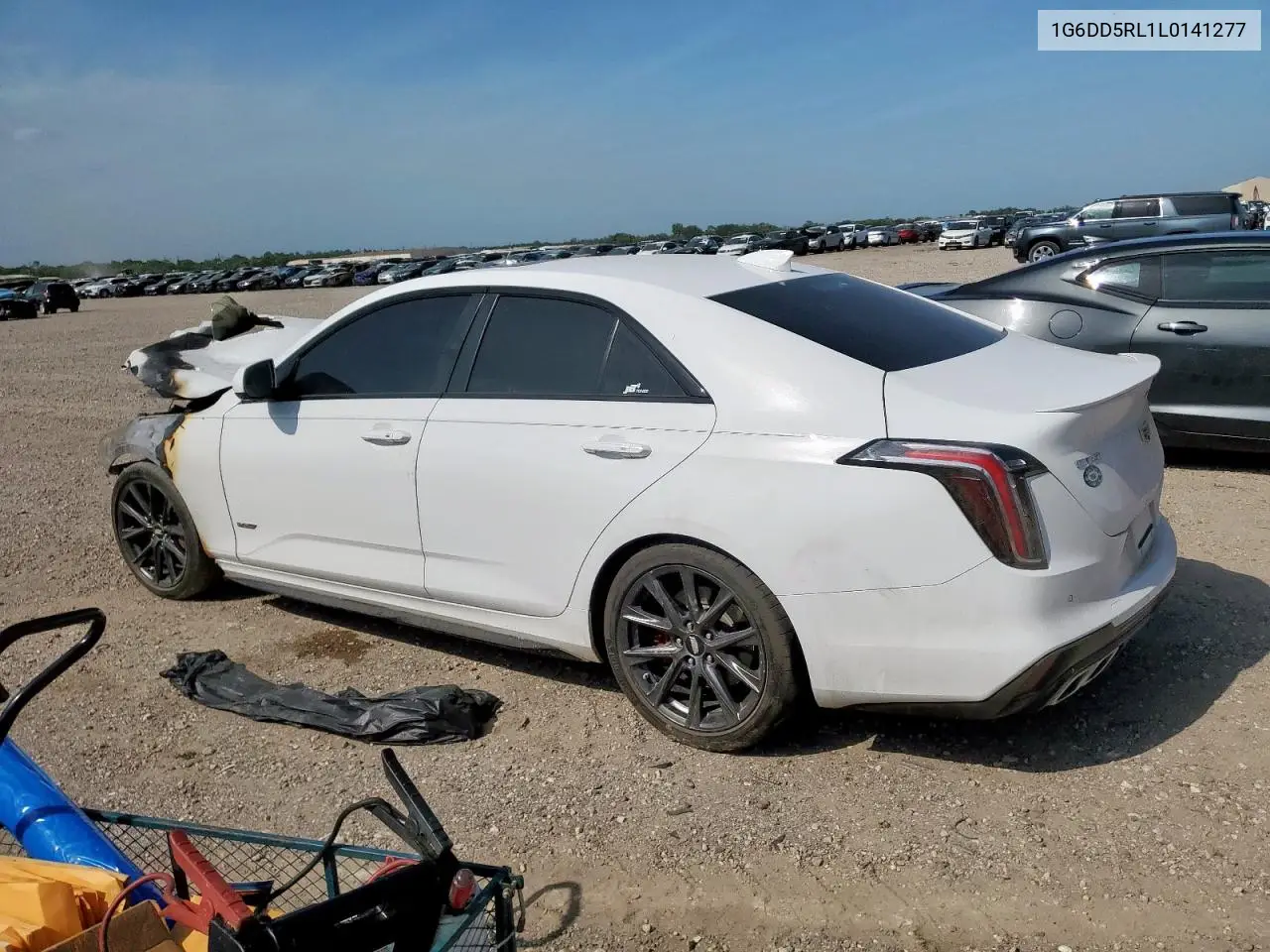 2020 Cadillac Ct4-V VIN: 1G6DD5RL1L0141277 Lot: 56496875
