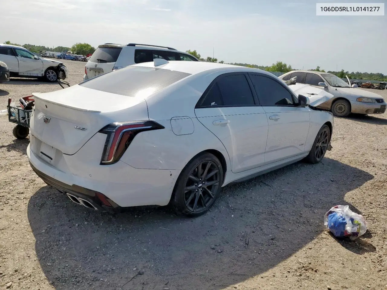 2020 Cadillac Ct4-V VIN: 1G6DD5RL1L0141277 Lot: 56496875