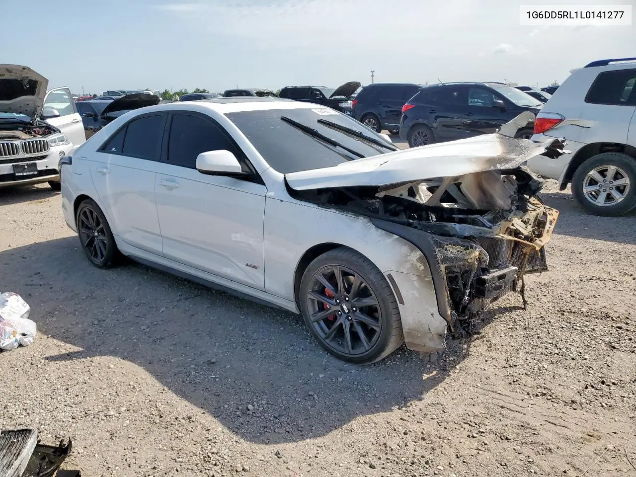 2020 Cadillac Ct4-V VIN: 1G6DD5RL1L0141277 Lot: 56496875