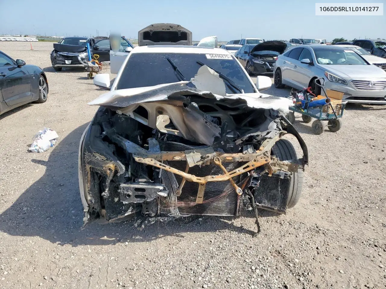 2020 Cadillac Ct4-V VIN: 1G6DD5RL1L0141277 Lot: 56496875