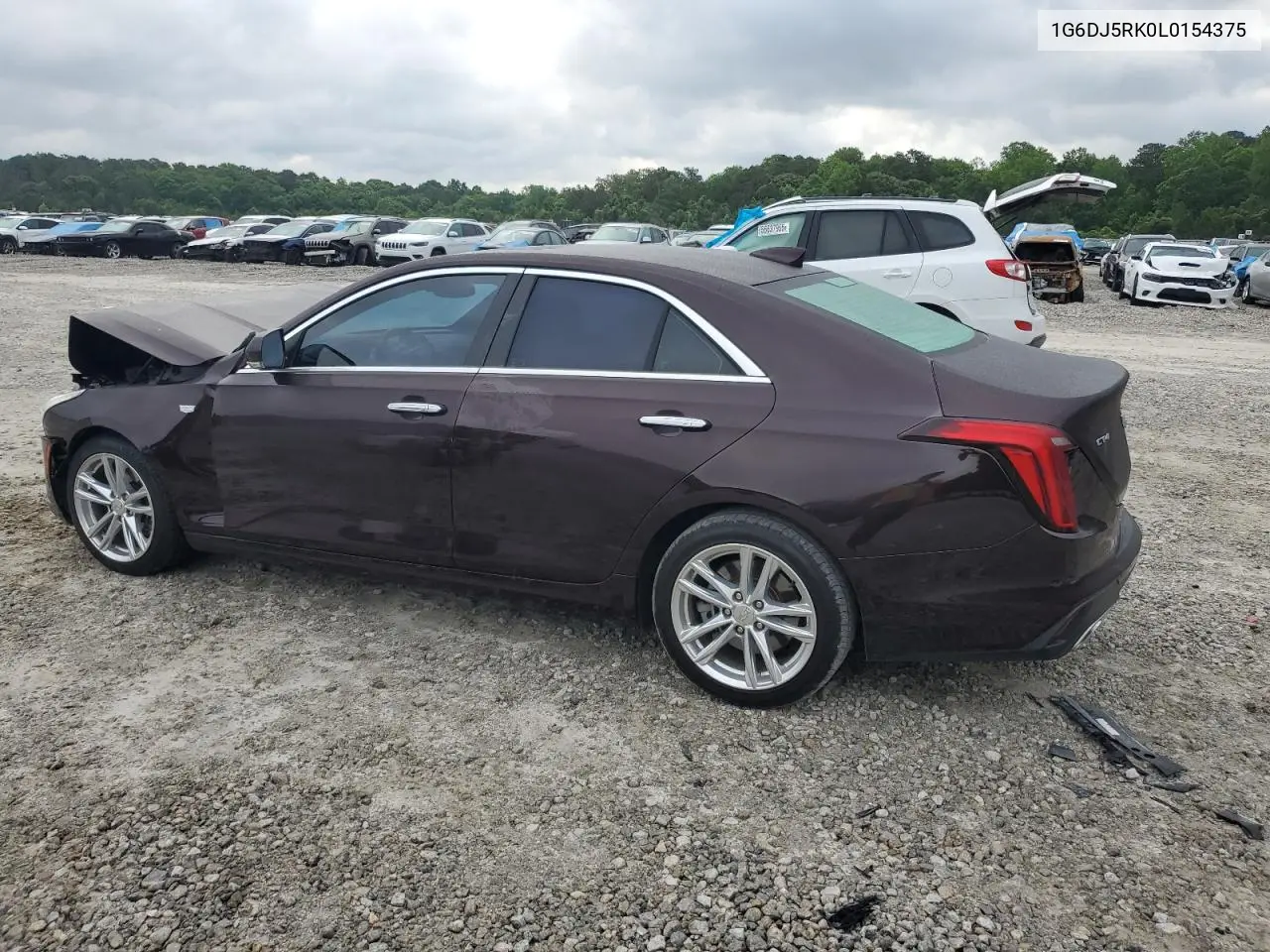 2020 Cadillac Ct4 Luxury VIN: 1G6DJ5RK0L0154375 Lot: 57099925