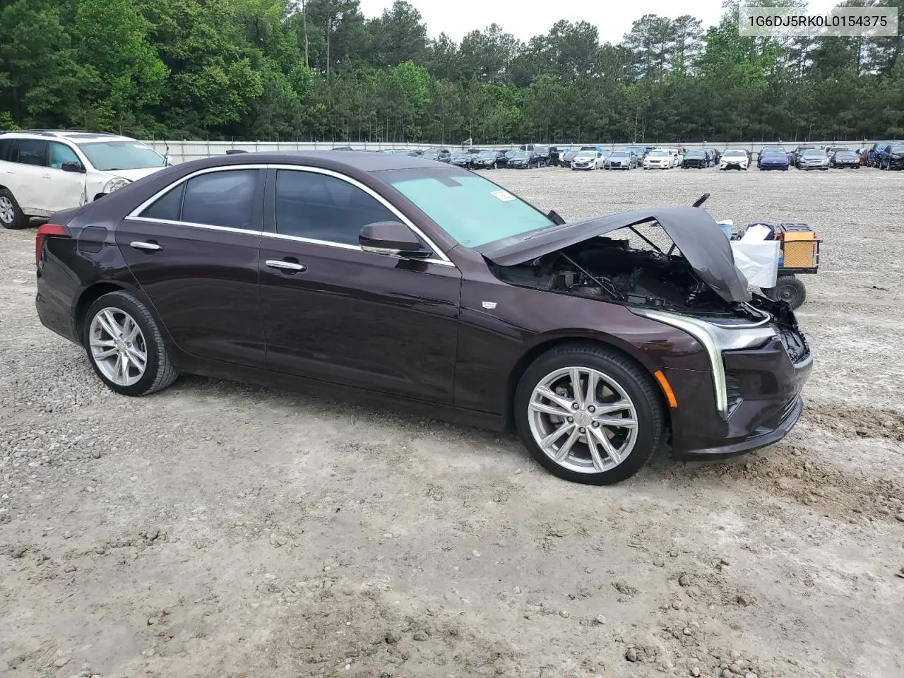 2020 Cadillac Ct4 Luxury VIN: 1G6DJ5RK0L0154375 Lot: 57099925