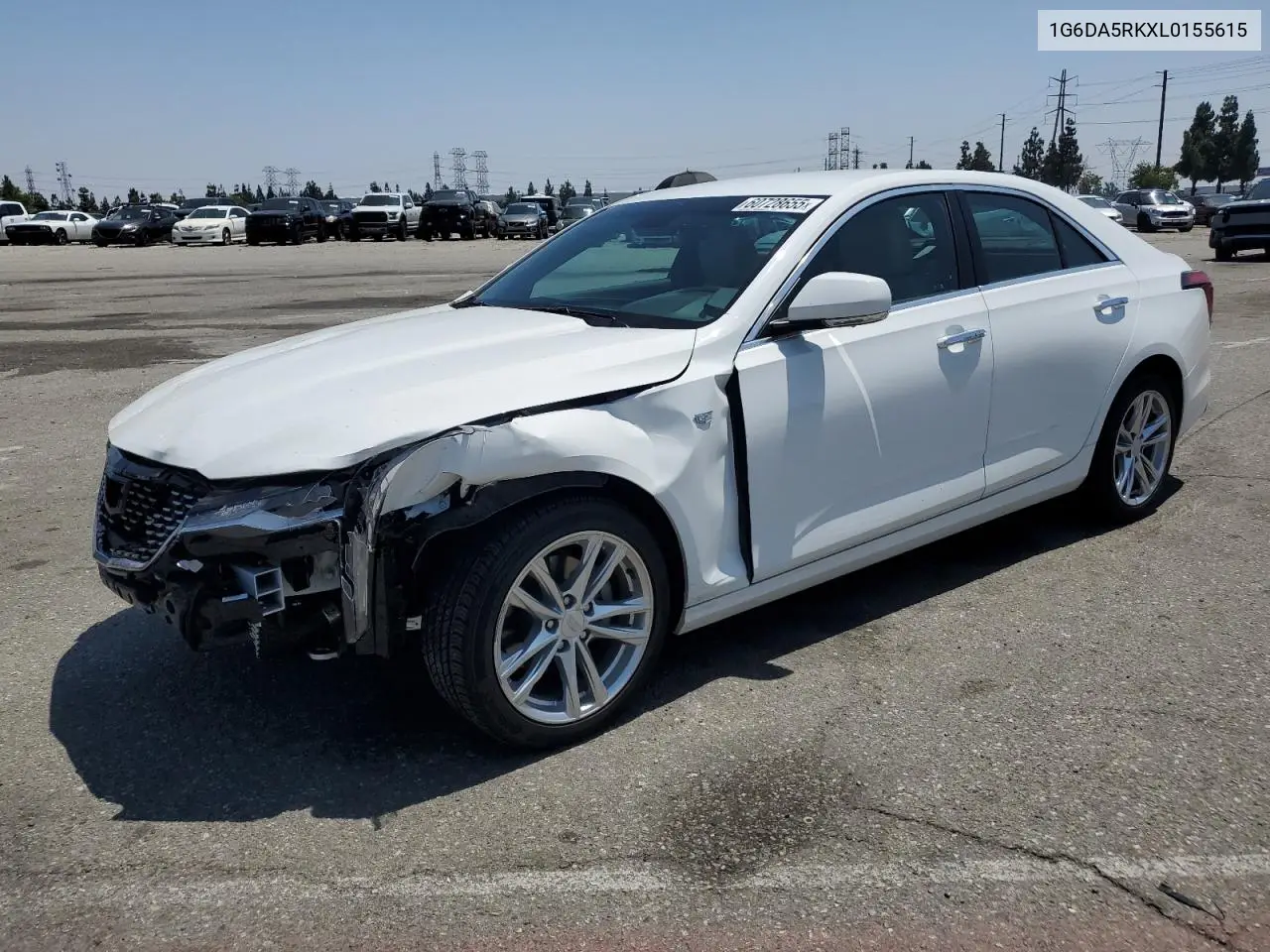 2020 Cadillac Ct4 Luxury VIN: 1G6DA5RKXL0155615 Lot: 60728655