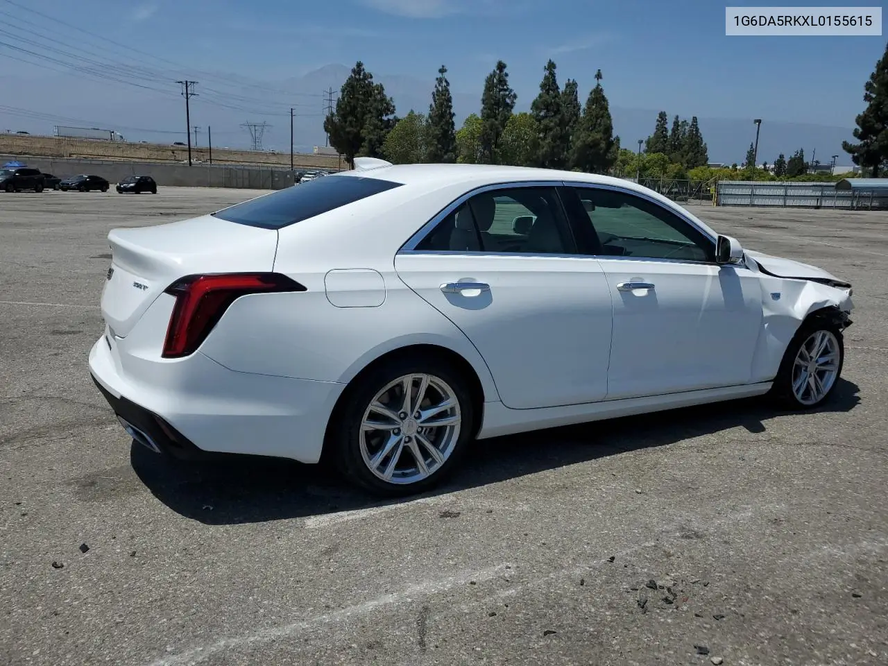 2020 Cadillac Ct4 Luxury VIN: 1G6DA5RKXL0155615 Lot: 60728655