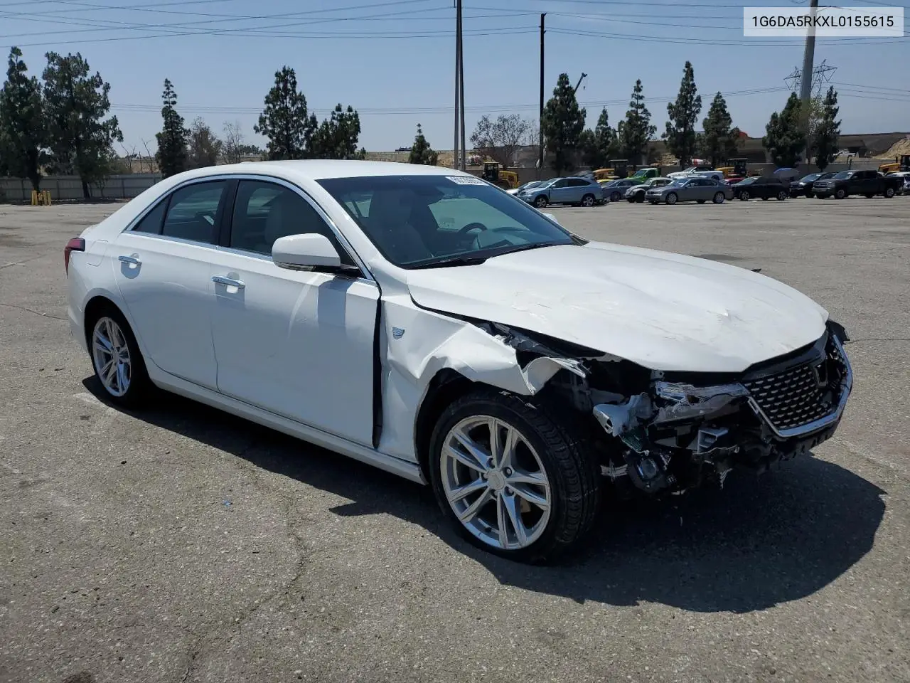 2020 Cadillac Ct4 Luxury VIN: 1G6DA5RKXL0155615 Lot: 60728655