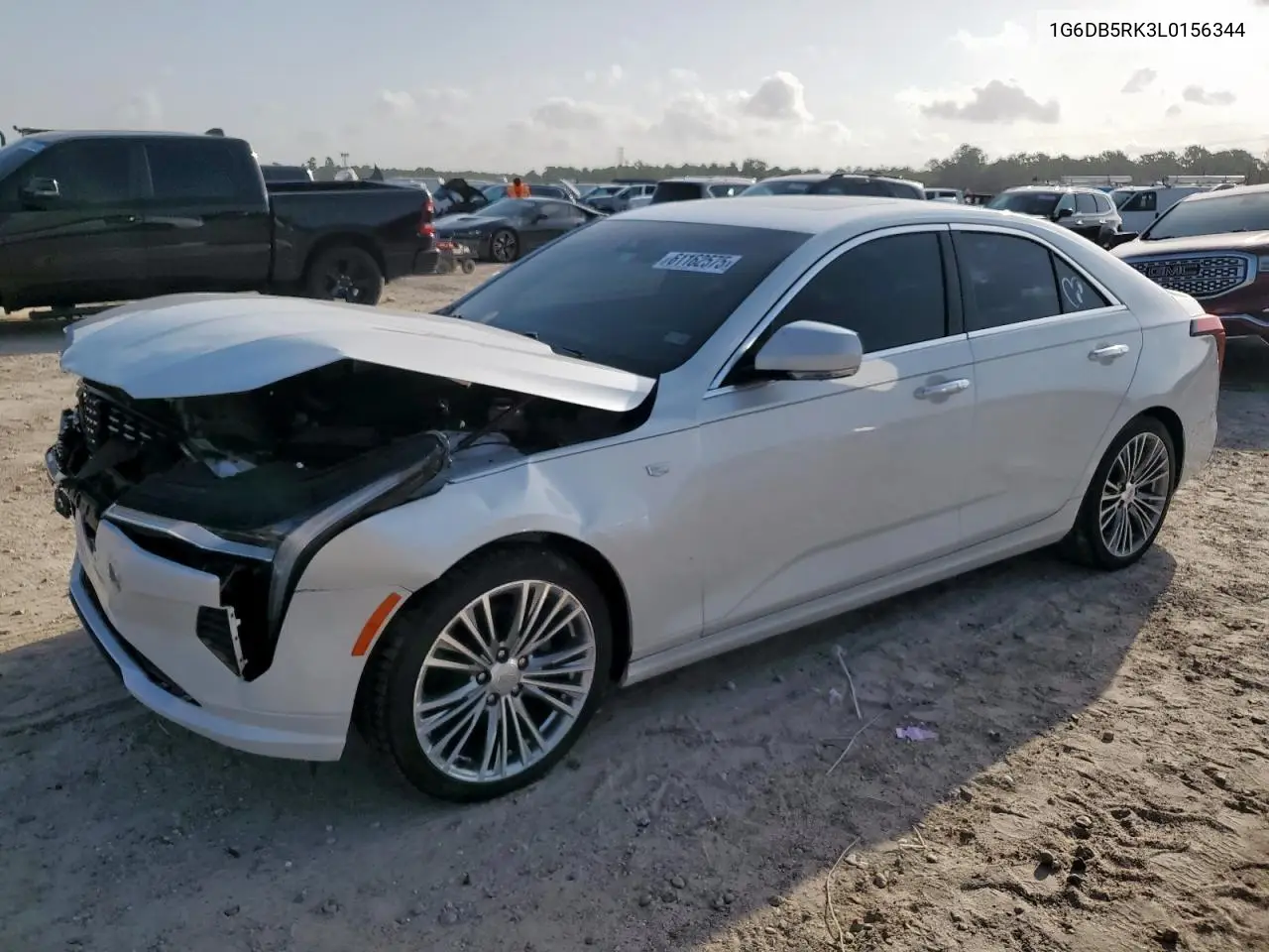 2020 Cadillac Ct4 Premium Luxury VIN: 1G6DB5RK3L0156344 Lot: 61162575