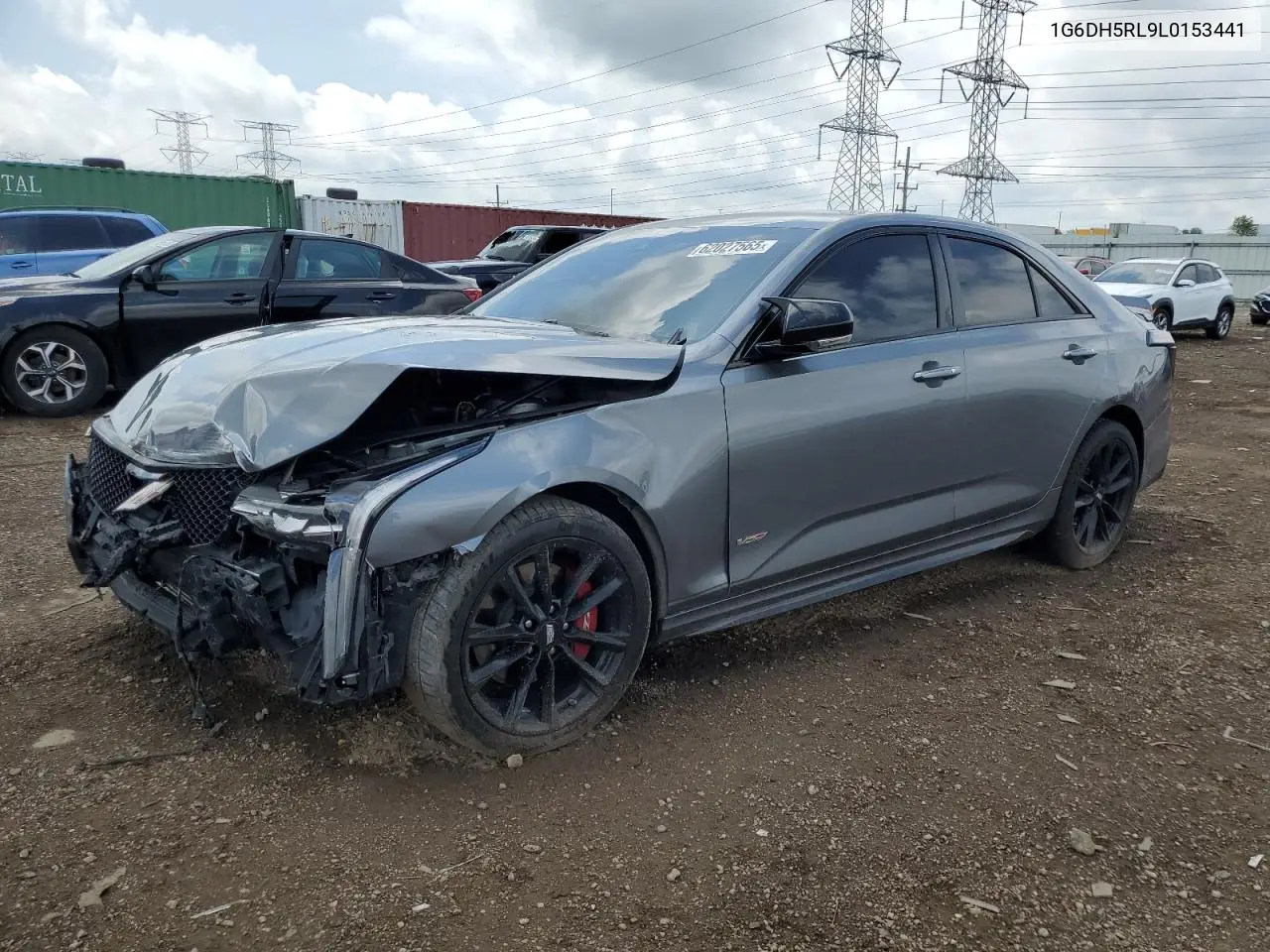 2020 Cadillac Ct4-V VIN: 1G6DH5RL9L0153441 Lot: 62027565