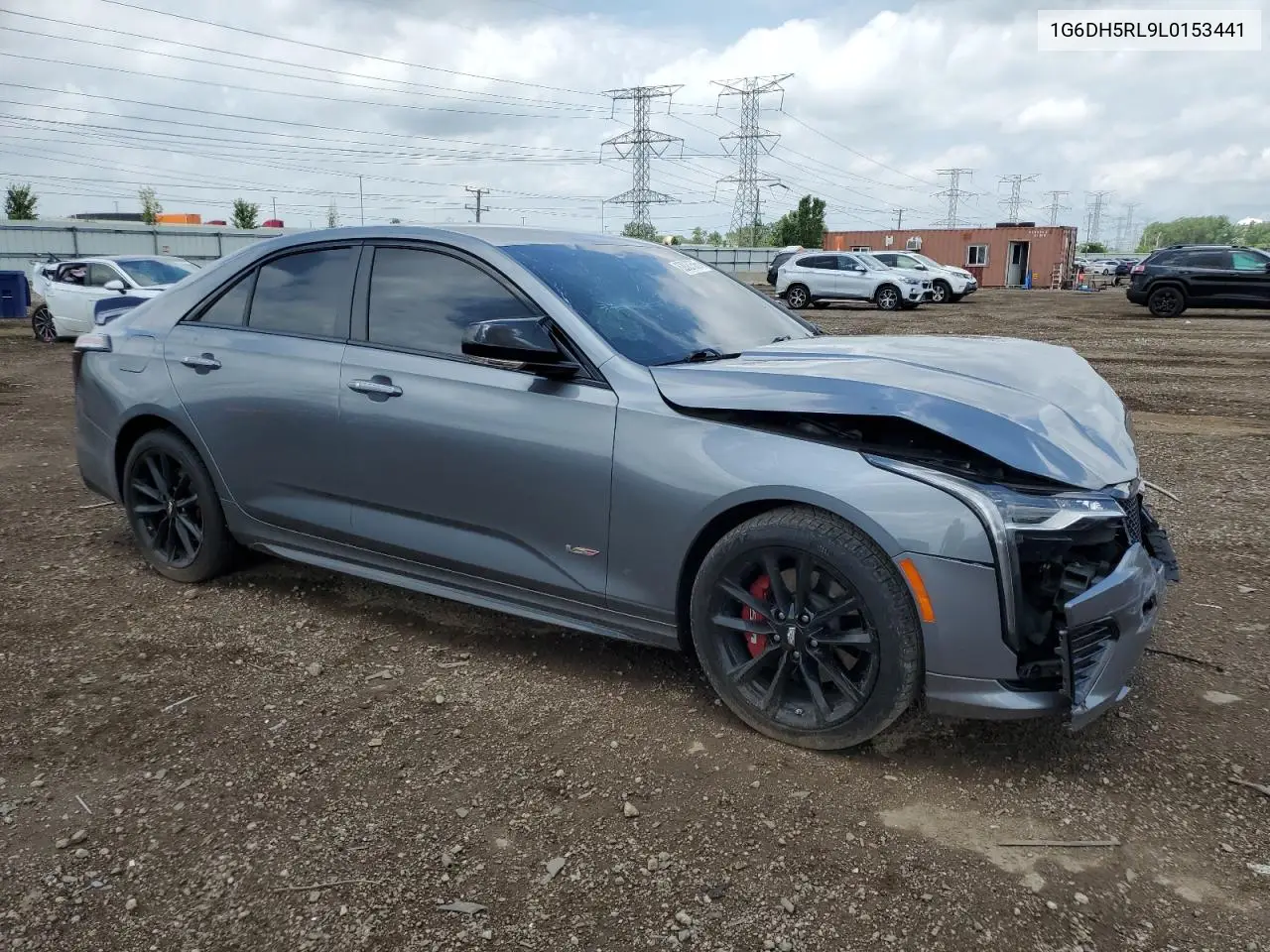 2020 Cadillac Ct4-V VIN: 1G6DH5RL9L0153441 Lot: 62027565