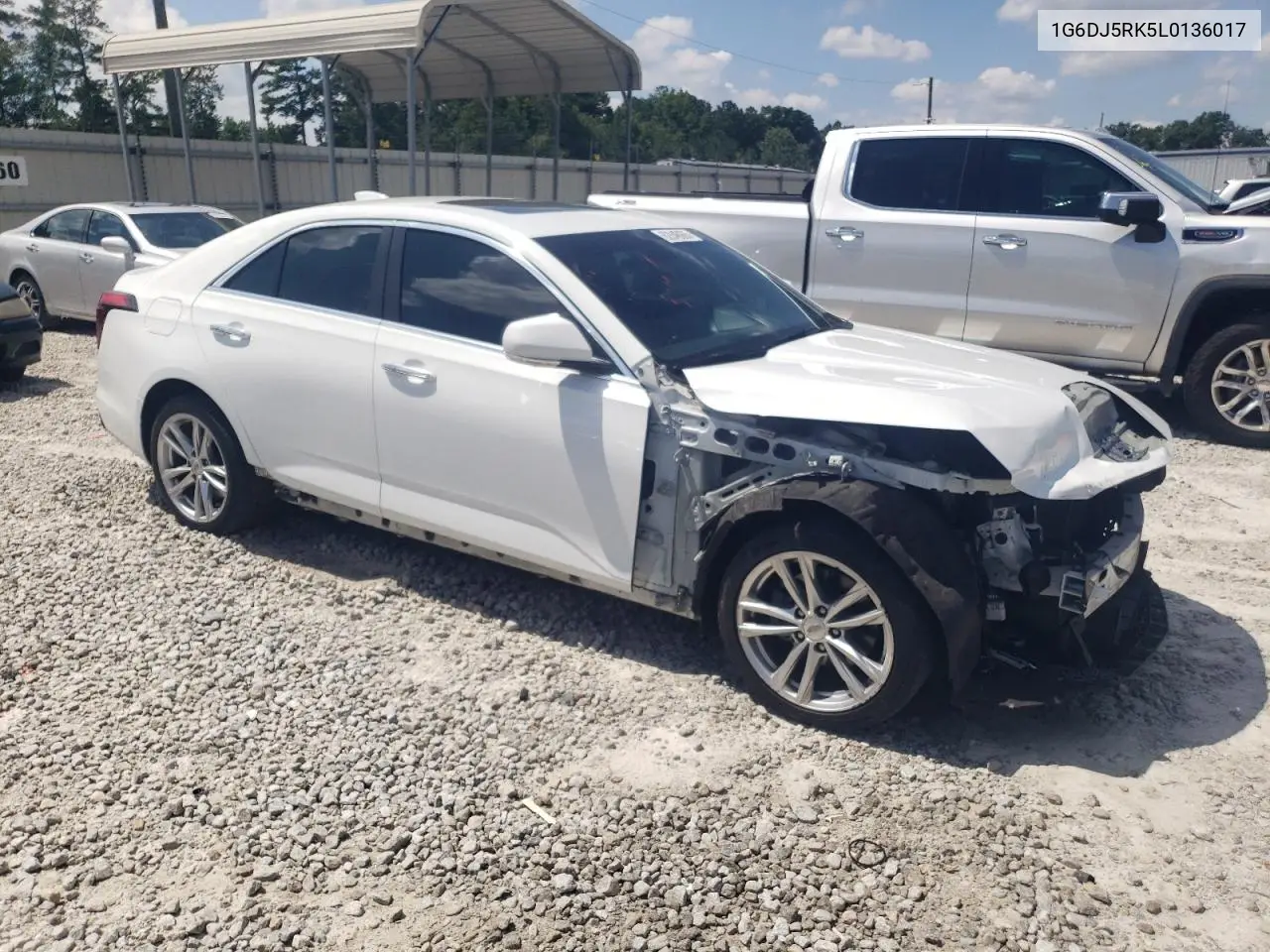 2020 Cadillac Ct4 Luxury VIN: 1G6DJ5RK5L0136017 Lot: 62846905