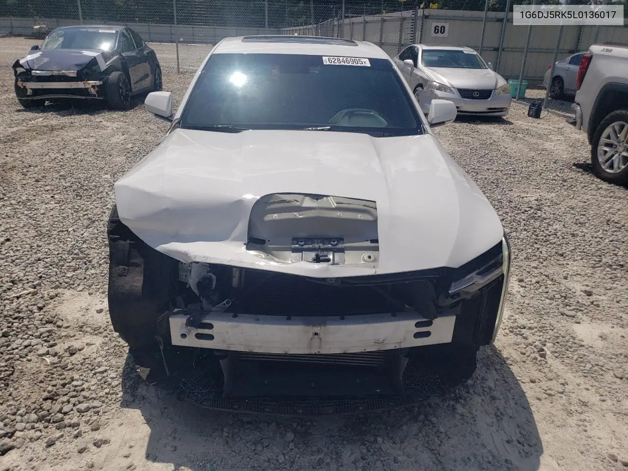 2020 Cadillac Ct4 Luxury VIN: 1G6DJ5RK5L0136017 Lot: 62846905