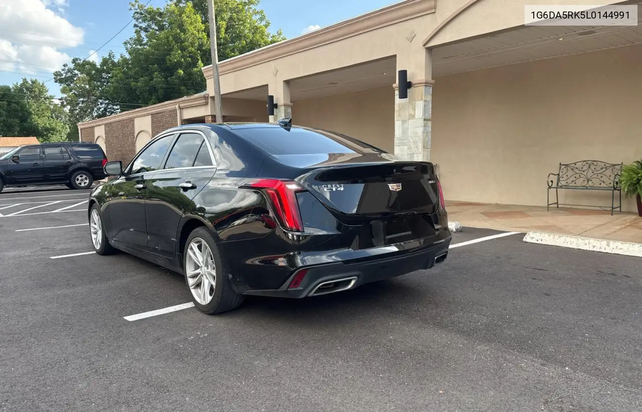 2020 Cadillac Ct4 Luxury VIN: 1G6DA5RK5L0144991 Lot: 64141685