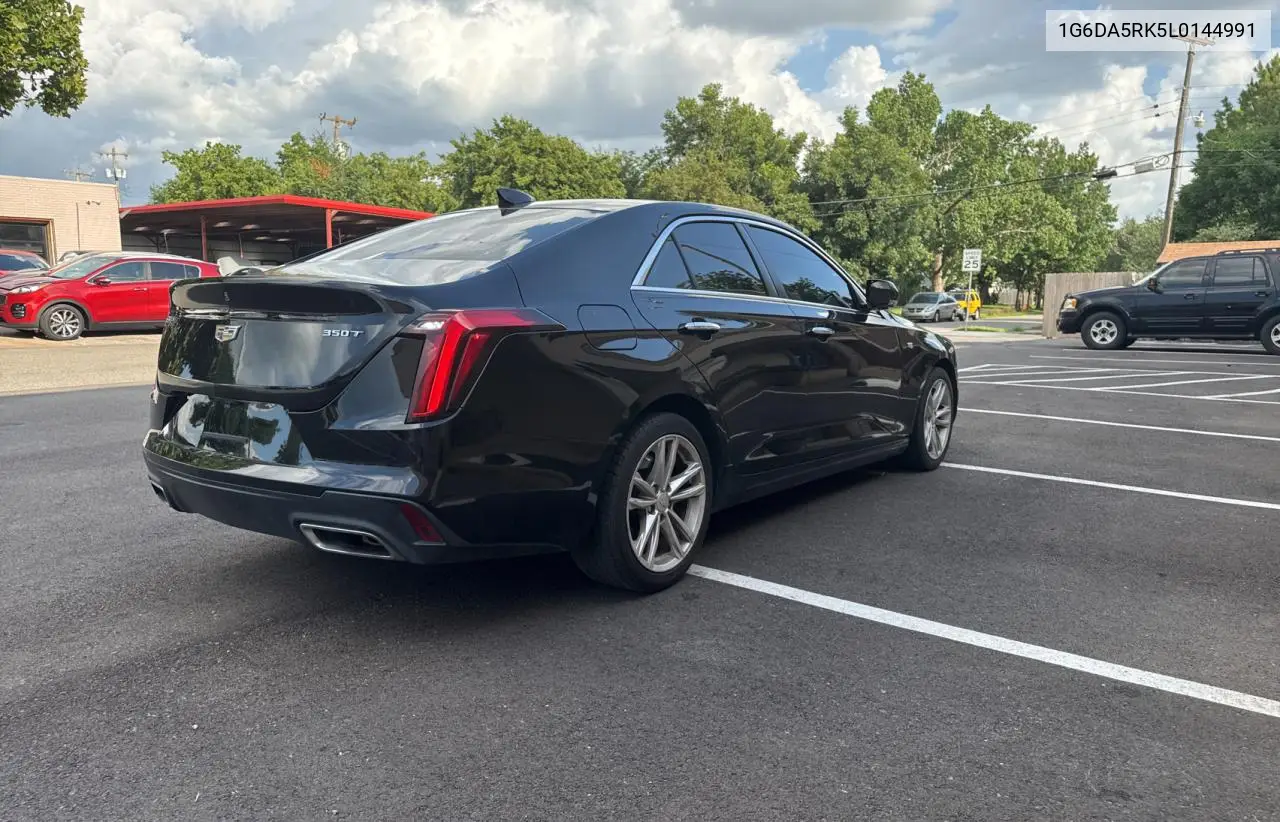 2020 Cadillac Ct4 Luxury VIN: 1G6DA5RK5L0144991 Lot: 64141685