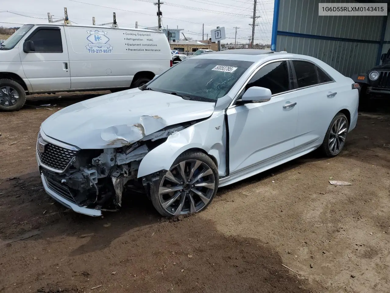 2021 Cadillac Ct4 Premium Luxury Special Edition VIN: 1G6D55RLXM0143415 Lot: 50053785